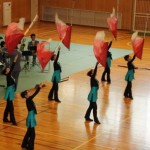 カラーガード隊 カラーガード隊の素晴らしい演技