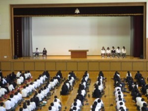 生徒総会①