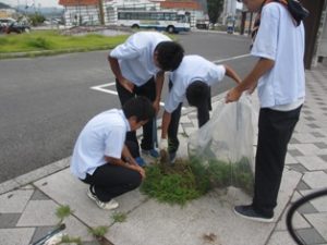 １年生社会貢献活動①